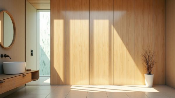 Panneaux muraux salle de bain : allier design et durabilité